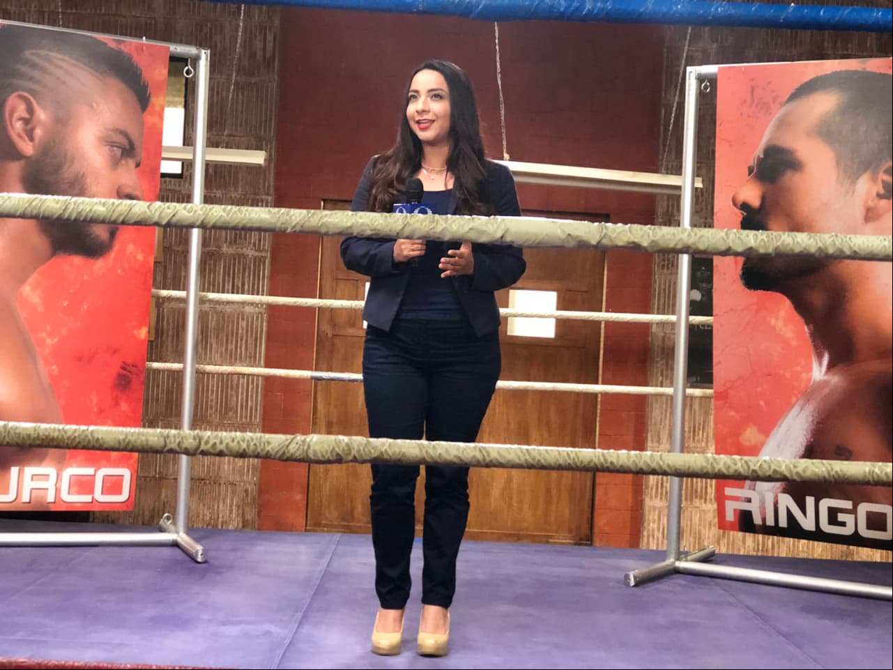 Diana Ballinas fue la encargada de amenizar la ceremonia.
