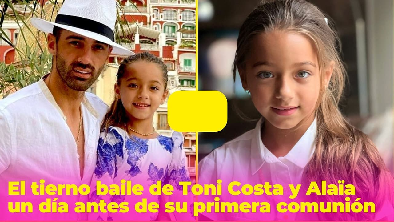 El tierno baile de Toni Costa y Alaïa: Fue como ver a una princesa con su héroe