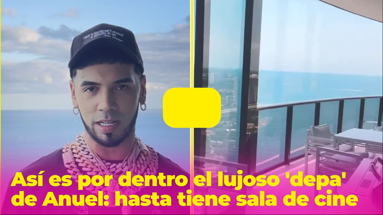 Anuel vive en un lujoso departamento con cine, elevador para auto y más: así es por dentro