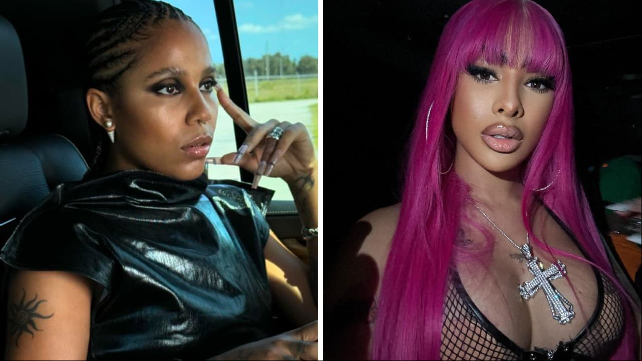 Yailin y Tokischa se besan en pleno concierto: "Me está abrazando para disimular"