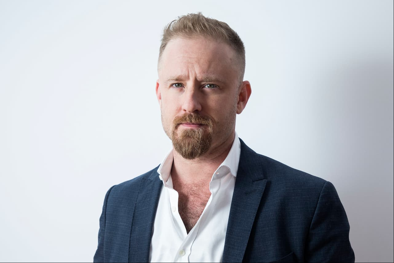 Actor Ben Foster poses for portrait photographs for the film Leave No Trace, at the 71st international film festival, Cannes, southern , Monday, May 14, 2018. (Photo by Joel C Ryan/Invision/AP)
