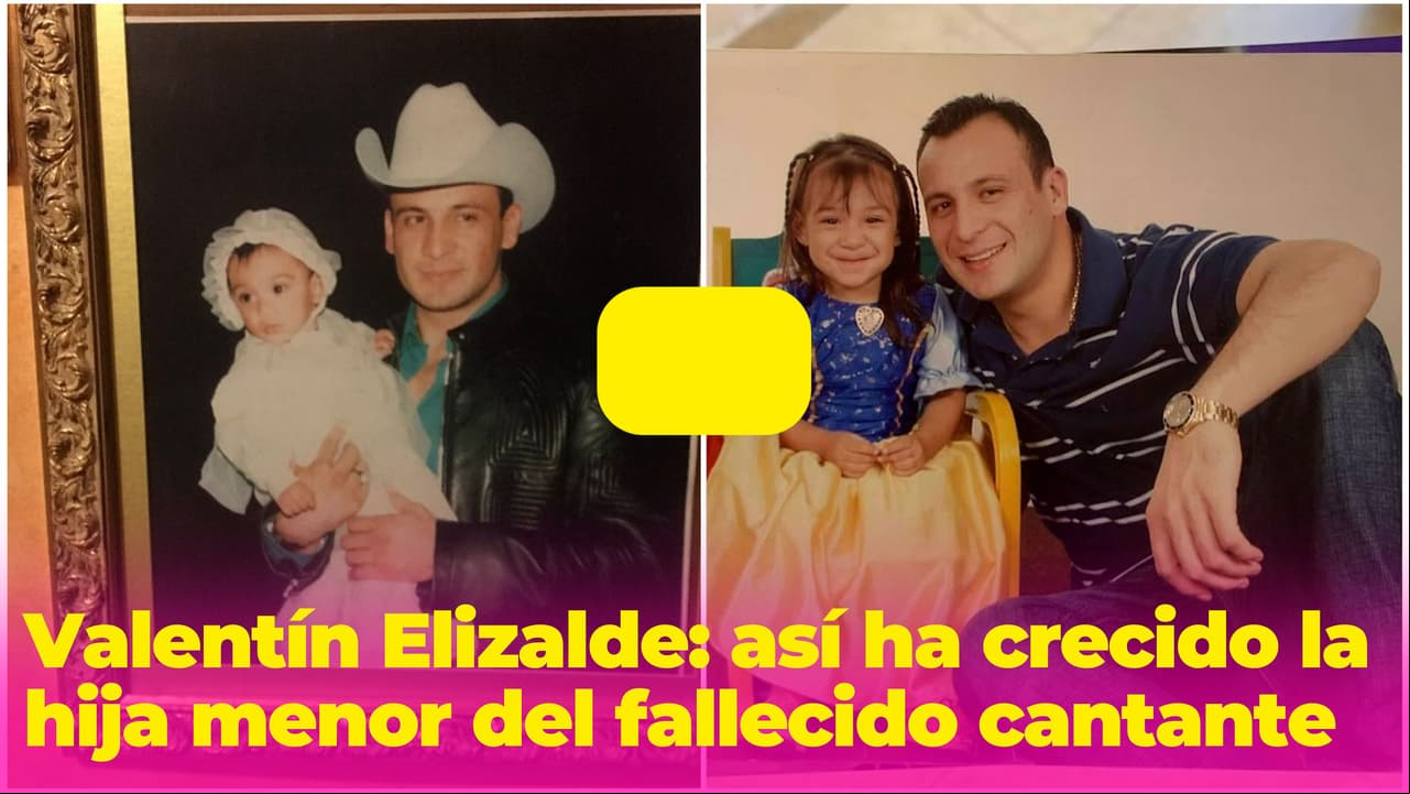  Así se ve Valentina, hija del fallecido Valentín Elizalde, quien sigue sus pasos y honra su memoria