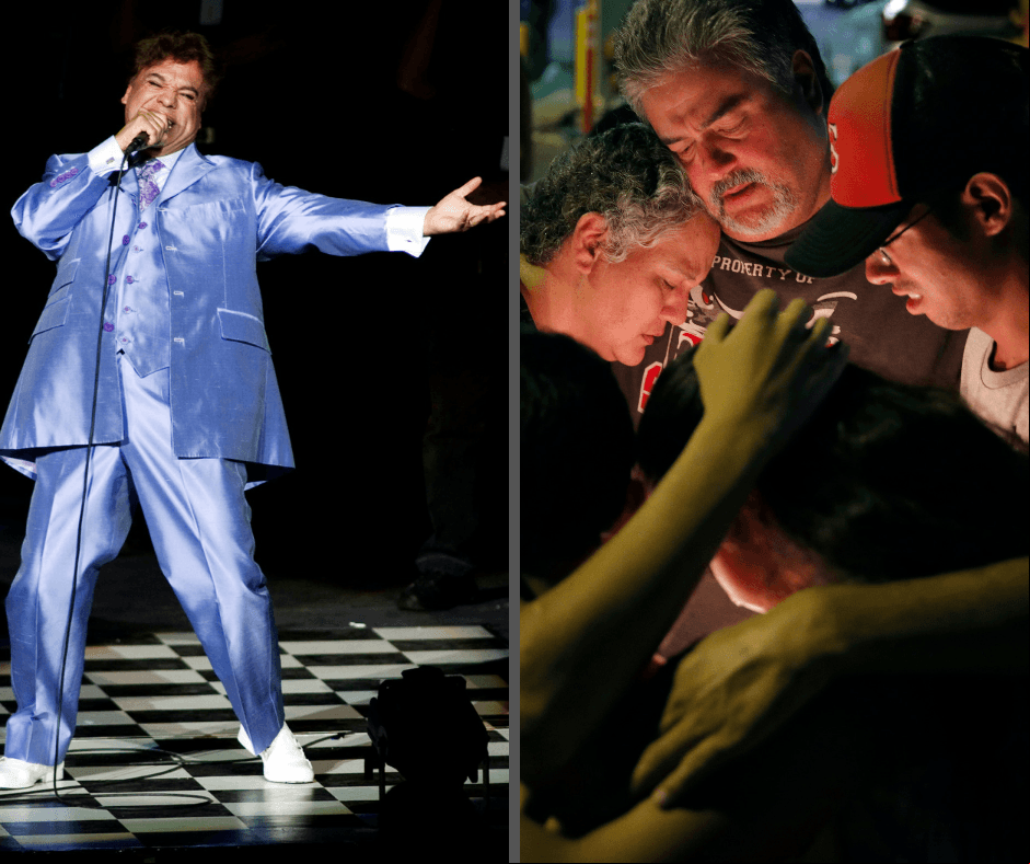 El poder de "Amor Eterno": Familiares de las víctimas en El Paso, Texas, entonan a Juan Gabriel como himno