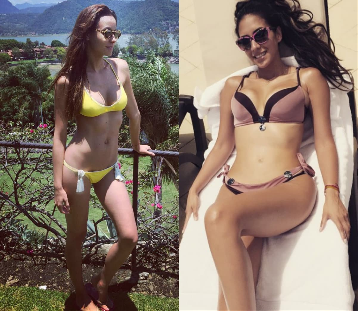 A pesar de ser mamás, tanto Odalys como Cynthia cautivan por estar muy delgadas y torneadas