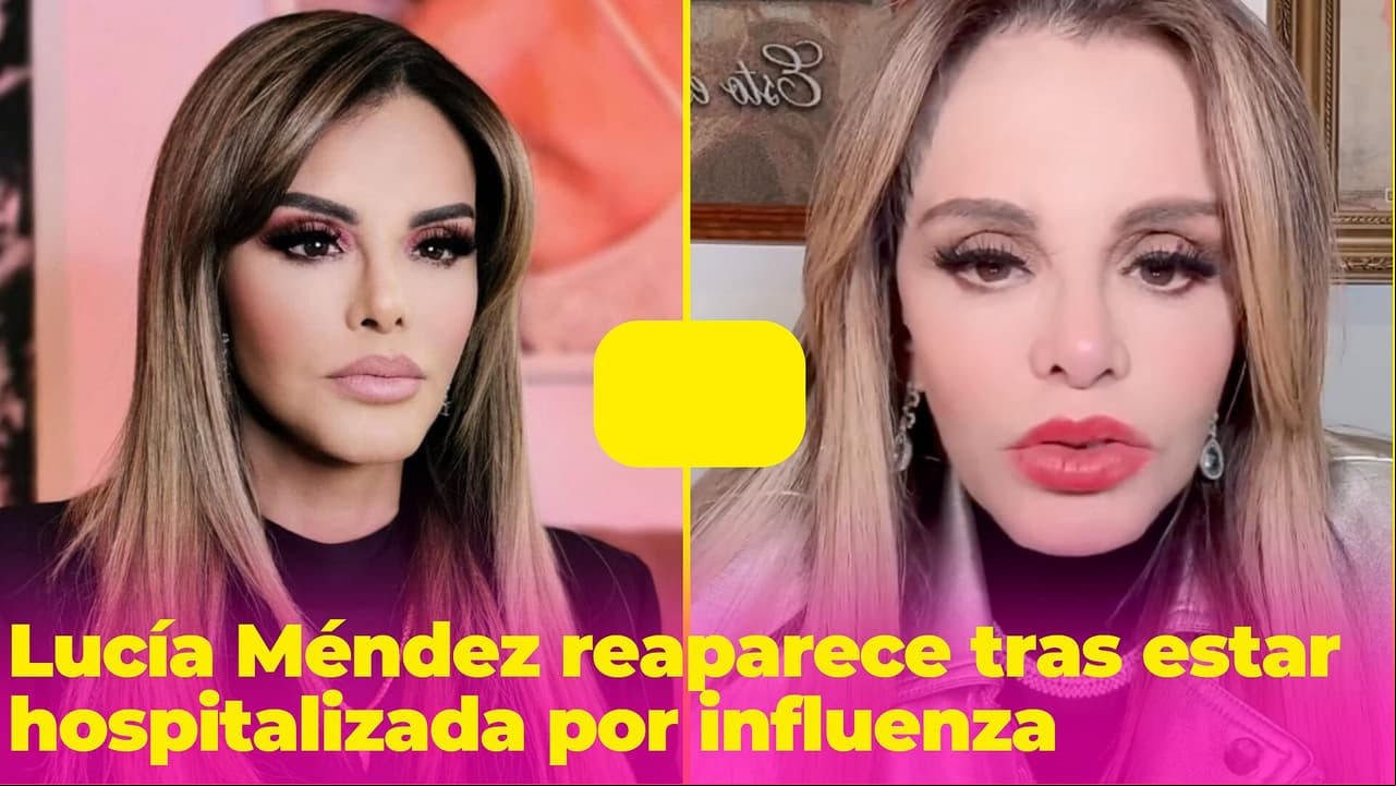 Lucía Méndez reaparece tras estar hospitalizada por días, así se encuentra su estado de salud
