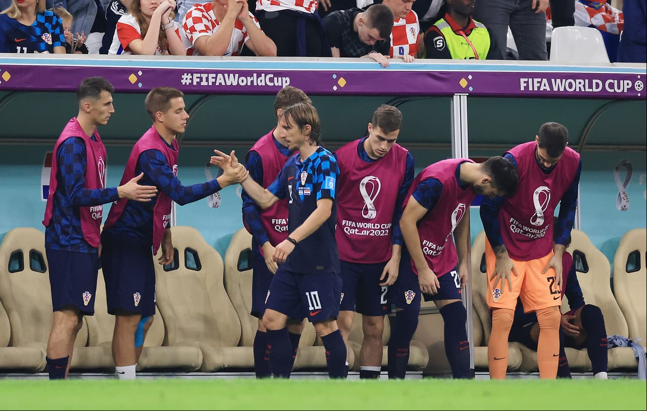 La tristeza de Luka Modric tras abandonar en las Semifinales; Croacia jugará el partido por el tercer lugar.