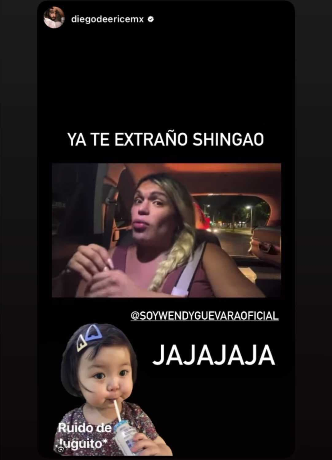 Historia de Instagram de Diego de Erice
