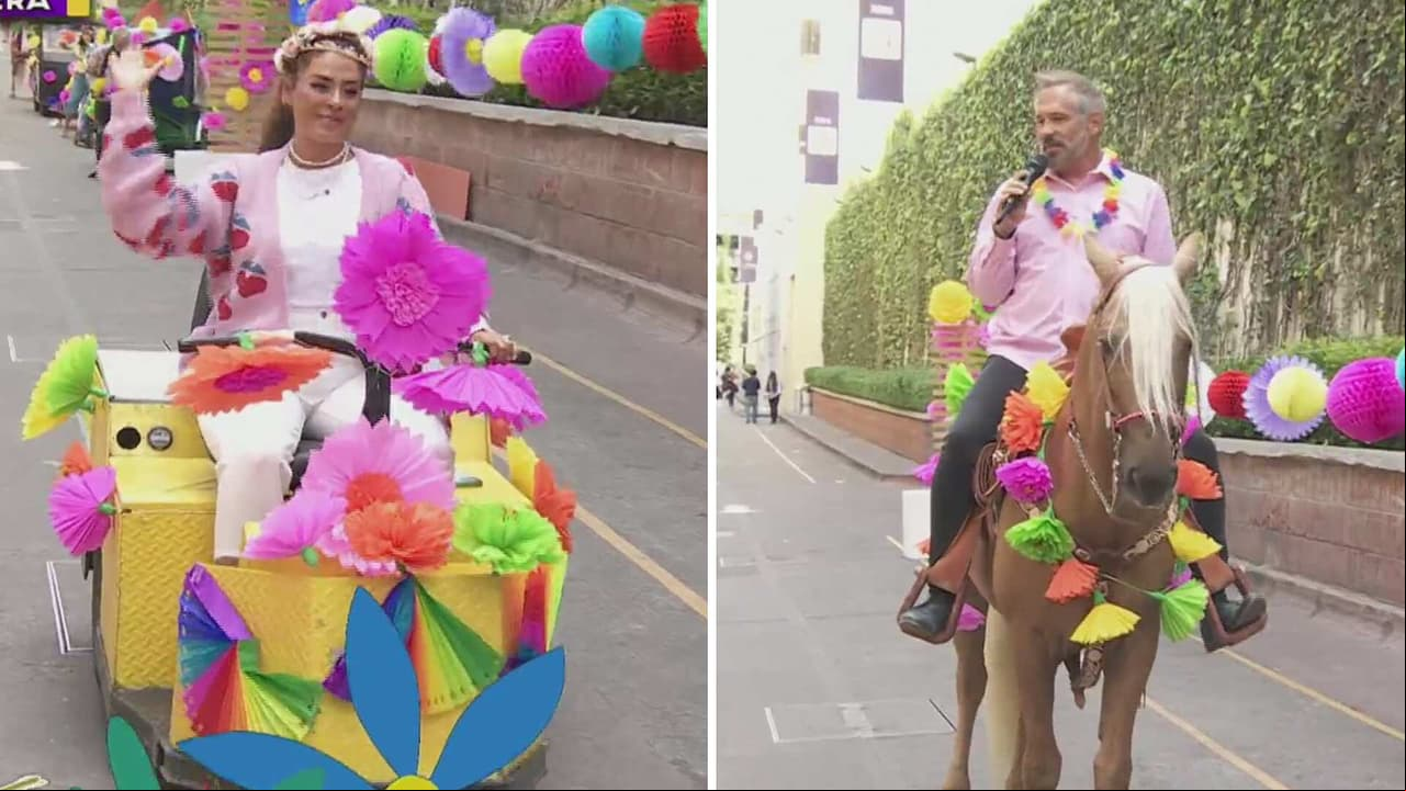 Galilea Montijo roba cámara en desfile de primavera en Hoy