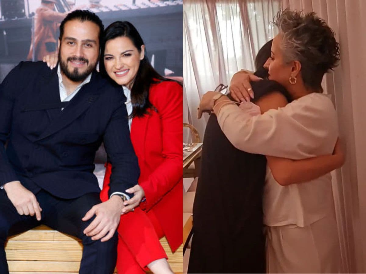 Maite Beorleguie emocionada por la llegada de su nieto.