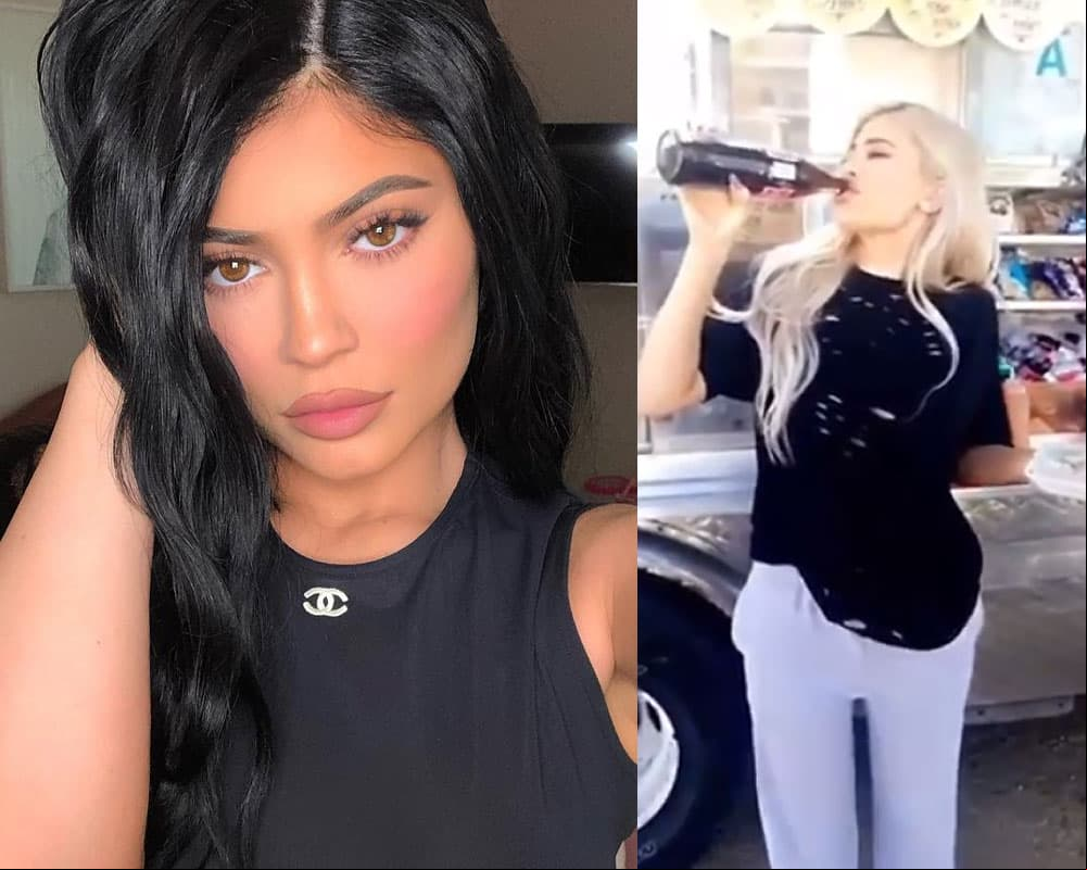 Kylie Jenner es captada comiendo tacos en la calle
