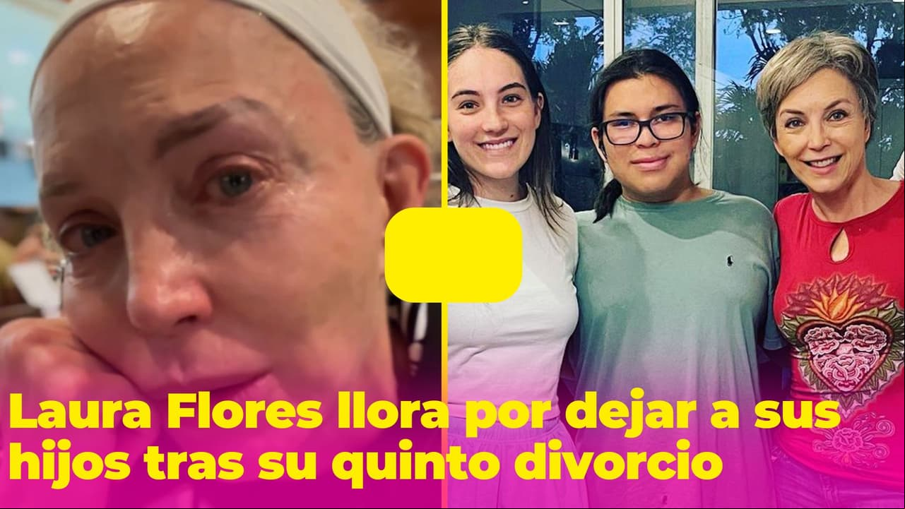 Laura Flores está devastada por tener que dejar a sus hijos tras su separación de Matthew Flannery