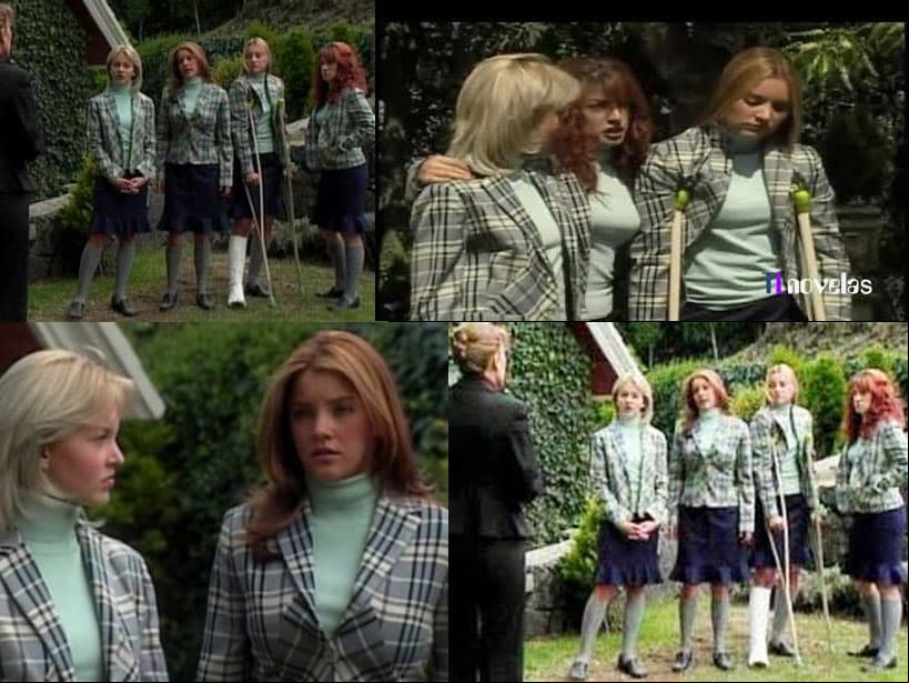 En 2004 apareció en su primera telenovela ‘Corazones al Límite’, luciendo una cabellera rubia al hombro.