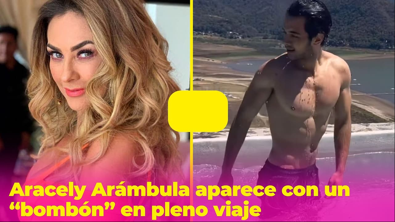 ¿Aracely Arámbula y su nuevo galán?: aparece con misterioso hombre y responde “quién es ese bombón” 