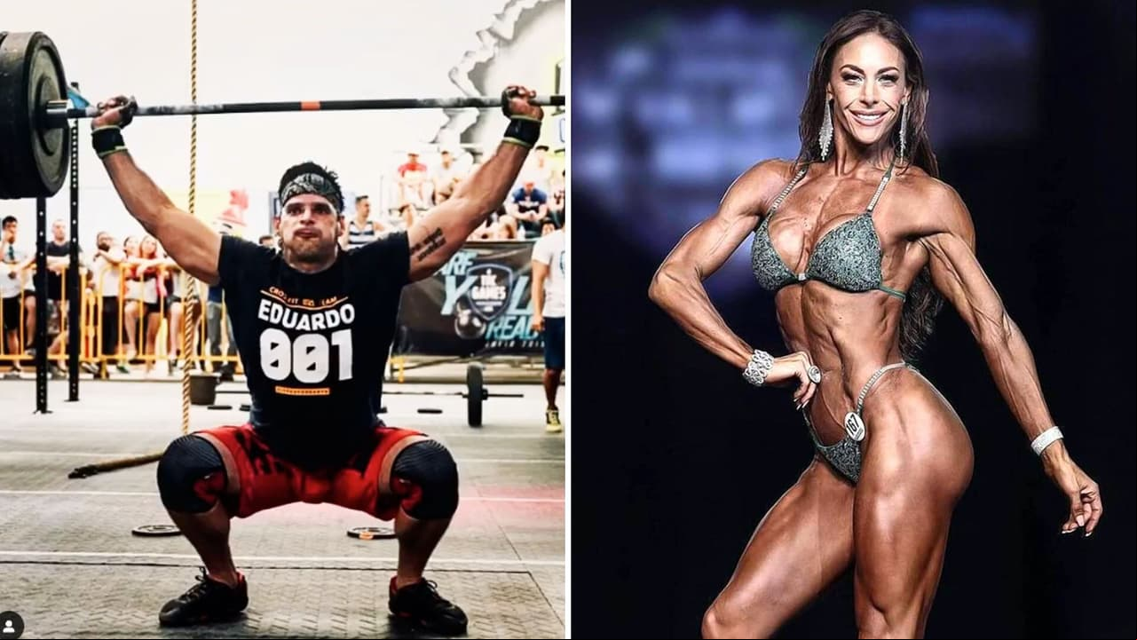 Vanessa Guzmán y Eduardo Rodríguez se avientan un duelo de pesas para lucir sus bíceps