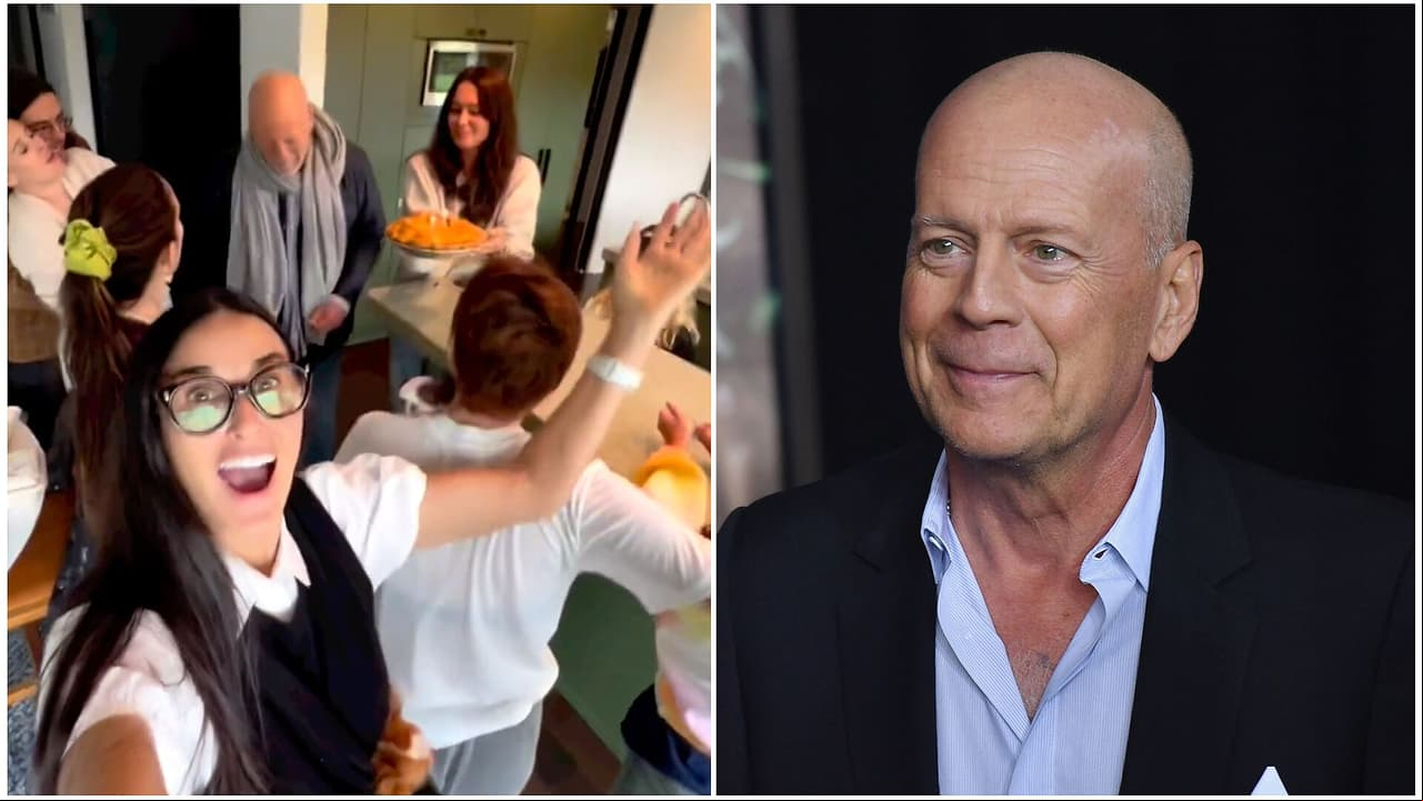 La emotiva reaparición de Bruce Willis tras su diagnóstico de demencia: celebró sus 68 años en familia
