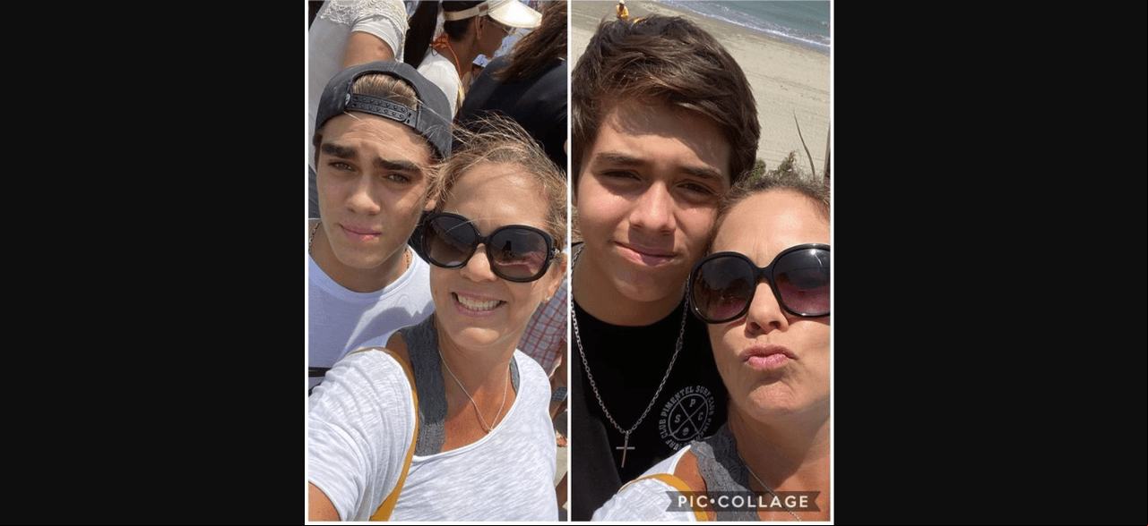 Son pocos los detalles que se sabe de sus vidas, hace unos meses el actor destapó que uno de los adolescentes quería seguir sus pasos en la actuación.