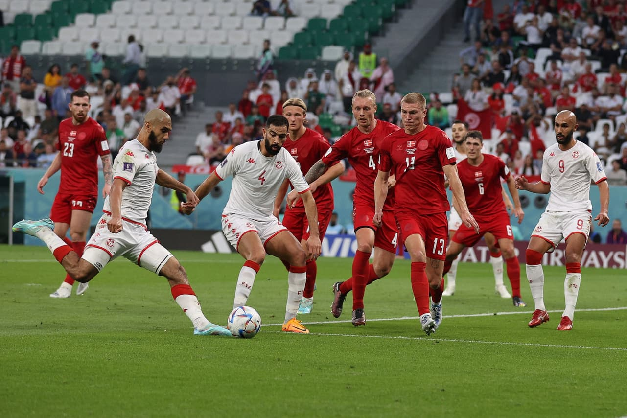 Dinamarca y Túnez regalan el primer 0-0 en la Fase de Grupos del 
<b>Mundial Qatar 2022. </b>