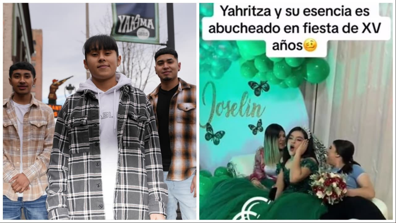 Abuchean a Yahritza y su esencia en fiesta de XV años.