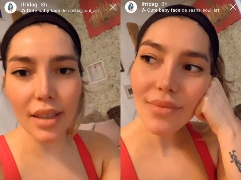 Bajo este contexto, Frida Sofía se pronunció de manera pública y a través de sus historias de Instagram indicó: “Ay 'Ninelita', ni te conozco ni me interesa tu vida (…) A mí simplemente me preguntaron que si conocía a Larry y respondí”, dijo el pasado 5 de septiembre.