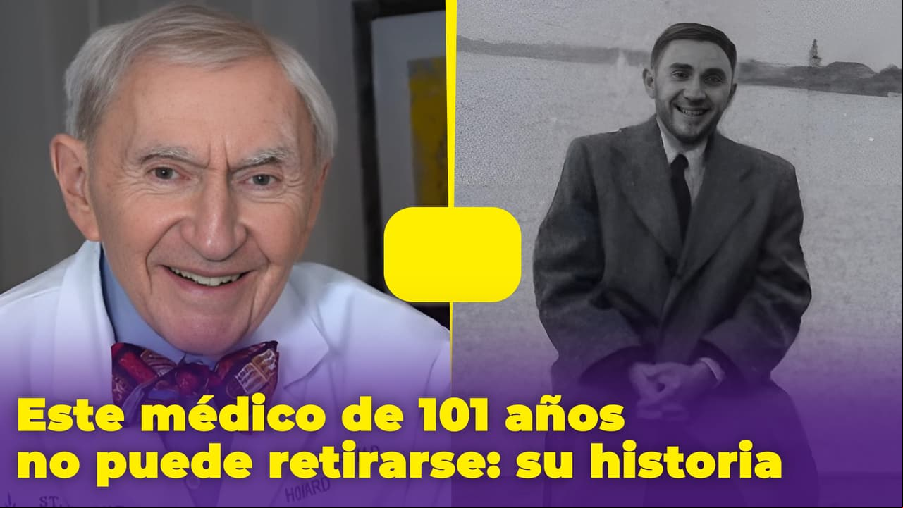 El doctor más viejo del mundo tiene 101 años y no puede dejar de trabajar: él es Howard Tucker
