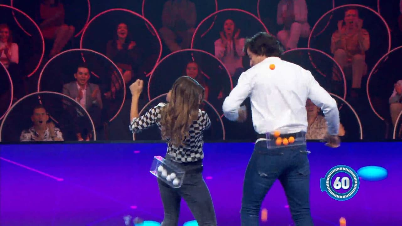 Así es como Michelle Renaud y Danilo Carrera ‘mueven la colita’ en  Minuto Para Ganar VIP
