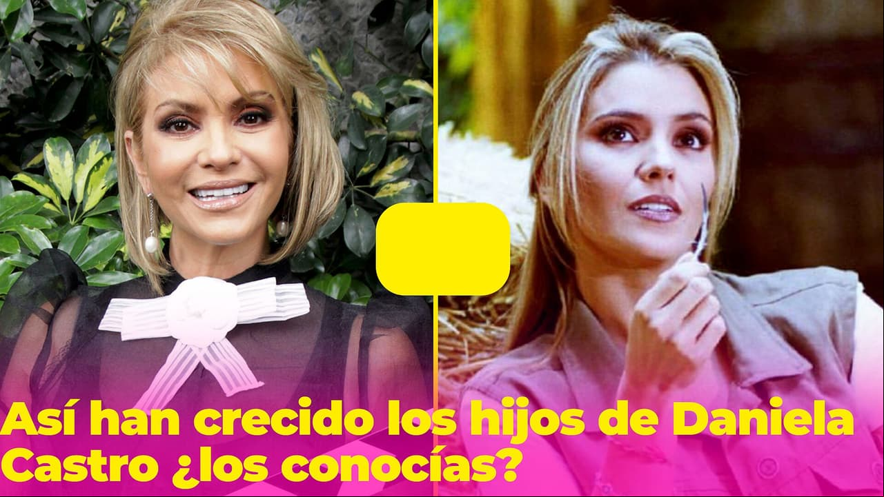 Daniela Castro es una madre orgullosa, sus hijos han heredado su talento y belleza ¿los conoces?