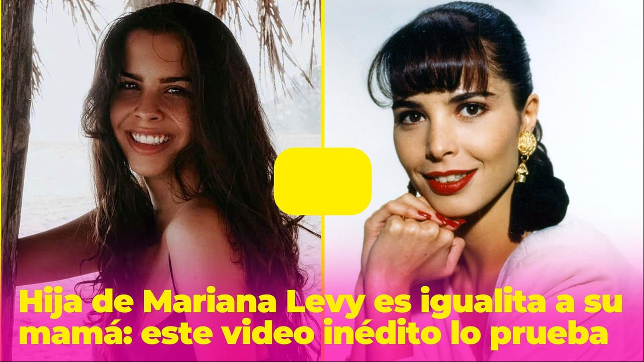 La hija de Mariana Levy es la viva imagen de su mamá y este video inédito de su infancia lo comprueba