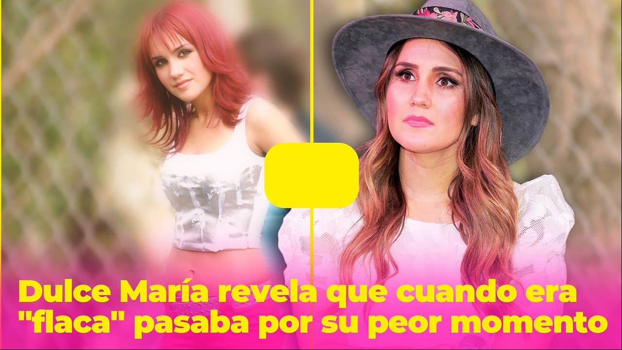 Cuando lucía más "flaca", Dulce María pasaba por sus peores momentos y estaba deprimida