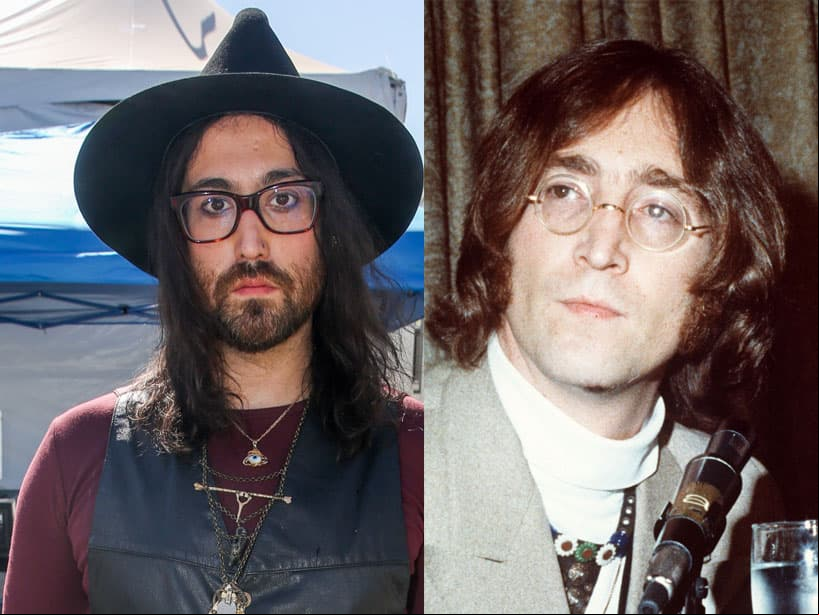 Sean Lennon, el único hijo de Yoko Ono y John Lennon, se parece mucho al fallecido cantante.