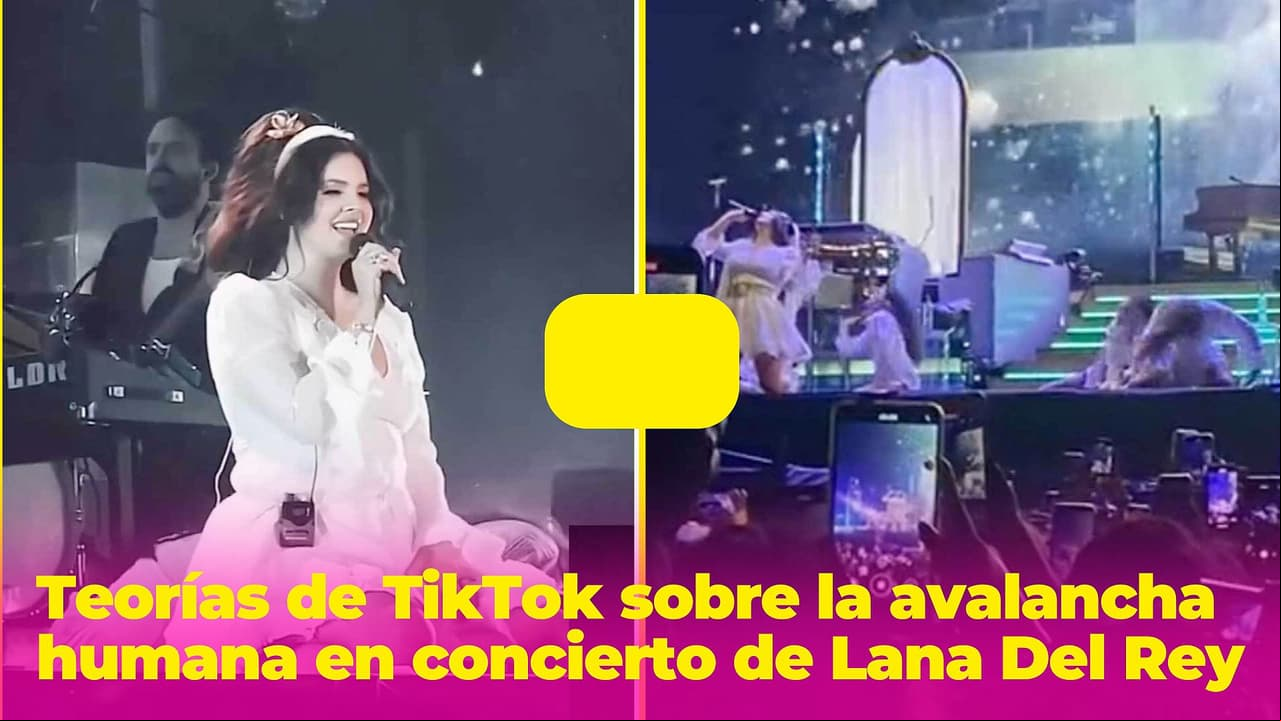 ¿Brujería y rituales en el concierto de Lana del Rey? Teorías de TikTok sobre la avalancha humana