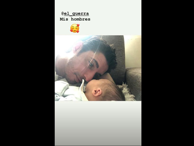 La protagonista de 'Mi marido tiene más familia' sorprendió a sus fans tras publicar otra imagen de su retoño en compañía de su padre, el actor Alberto Guerra.