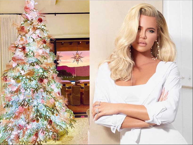 Además de tener un árbol rosa para su hija True, Khloé Kardashian contó con la ayuda de Jeff Leatham para decorar su hogar.