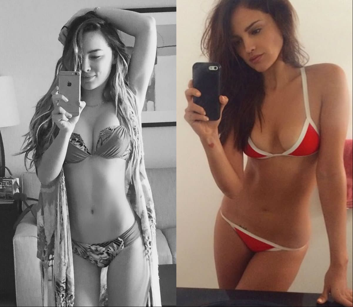 Tanto Eiza González como Belinda demuestran que se ejercitan para lucir así de espectaculares.