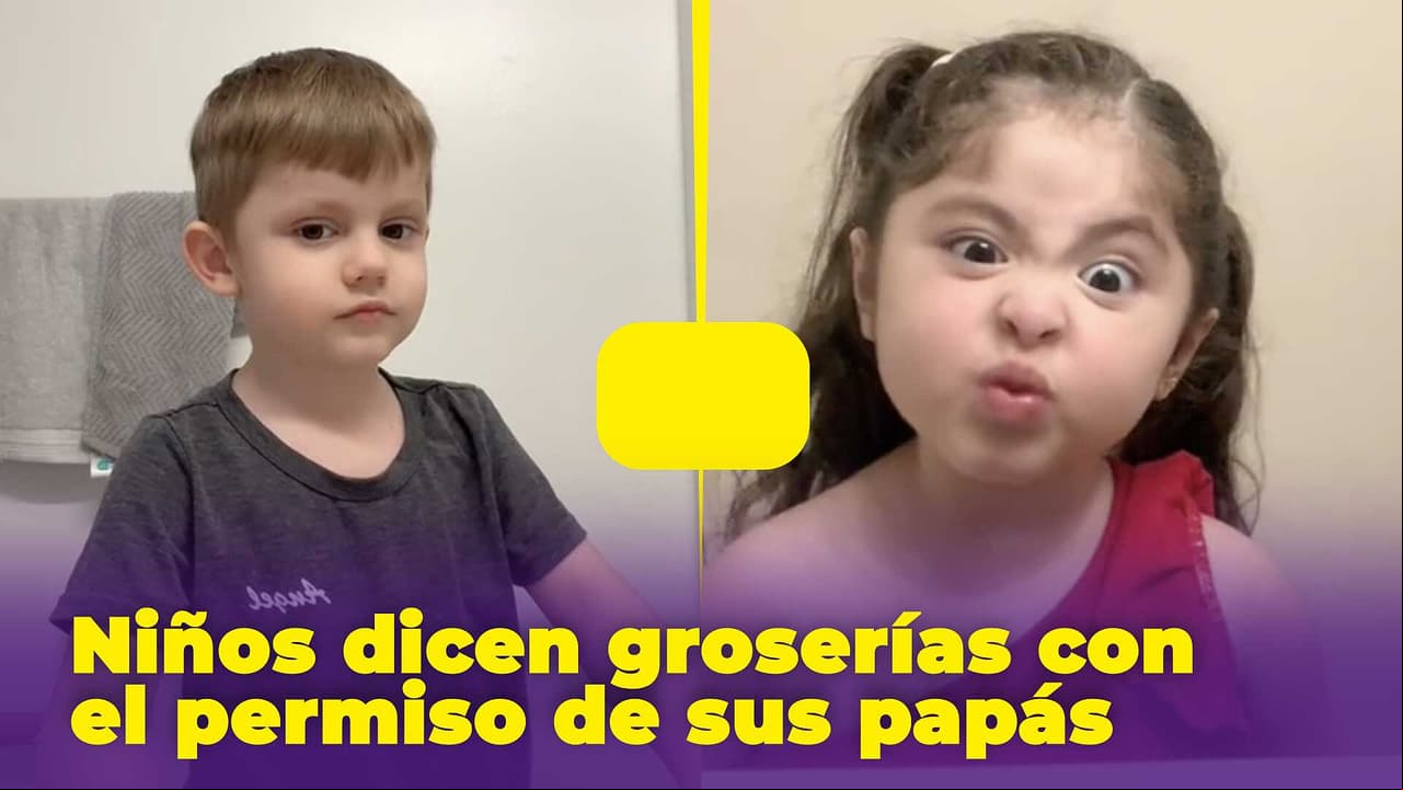 Estos niños dicen groserías con el permiso de sus papás, ¿dejarías que tus hijos hicieran lo mismo?