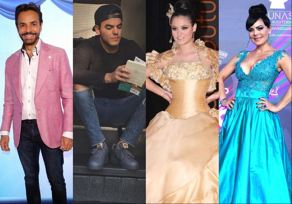 Aunque no son familia, famosos como Eugenio Derbez y Adriano Zendejas, Maribel Guardia y Allisson Lozz se parecen tanto que podrían ser padres e hijos