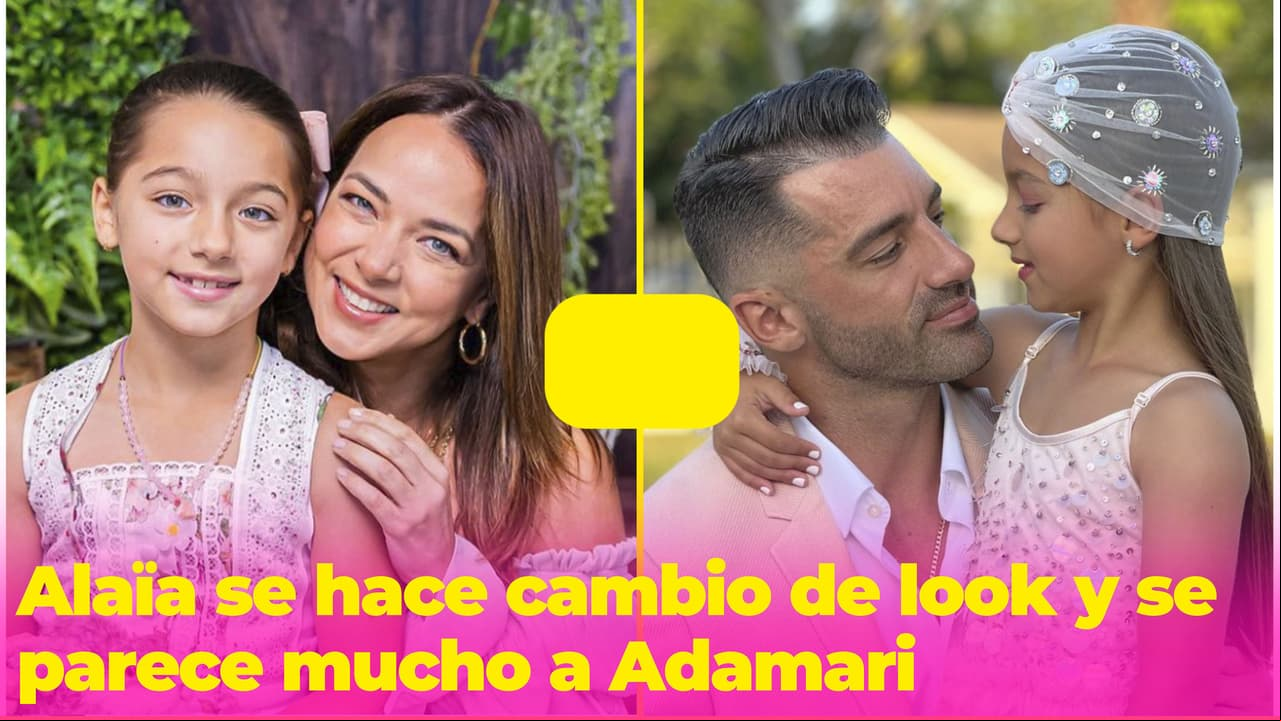 Alaïa y Tonia Costa presumieron cambio de look: ella se parece aún más a Adamari