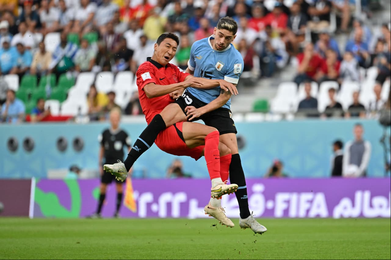 Uruguay y Corea del Sur empataron 0-0 en su debut en el Mundial Qatar 2022.