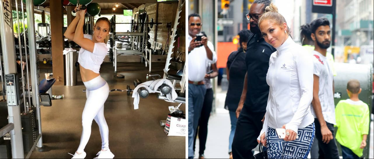 Abs y glúteos son las zonas que más trabaja JLo