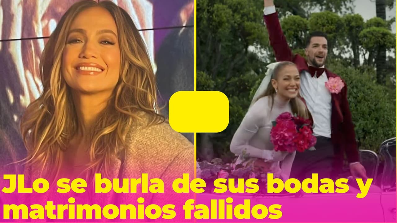 JLo se burló de su amplio historial de bodas: se ha vestido de novia más de una docena de veces