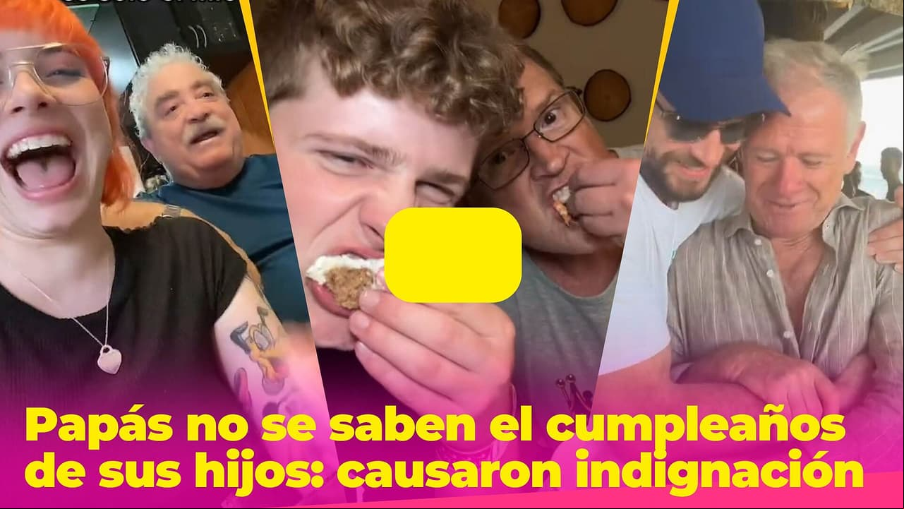 Estos papás no se saben el cumpleaños de sus hijos: su olvido causó indignación en redes