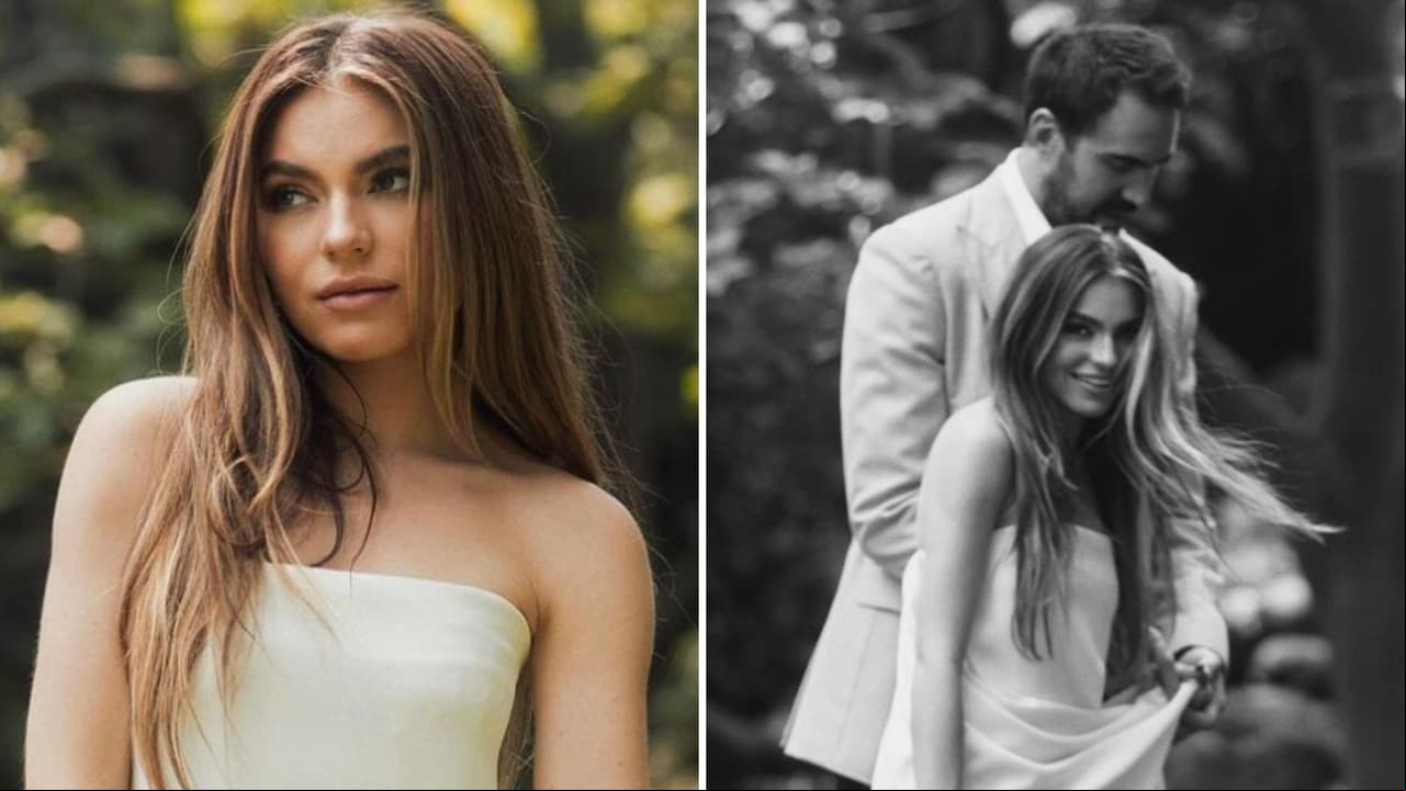 Sofía Castro y su esposo Pablo Bernot antes de su inminente boda.