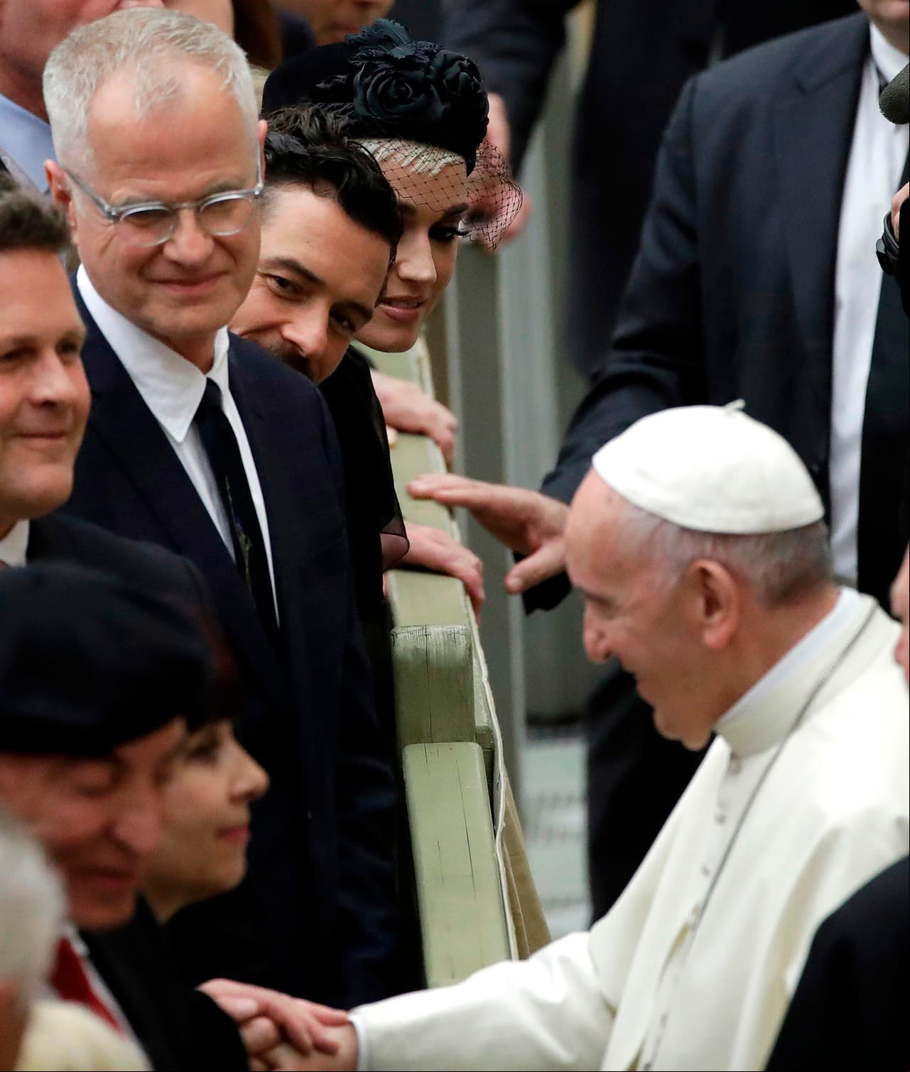Katy Perry y Orlando Bloon en el Vaticano
