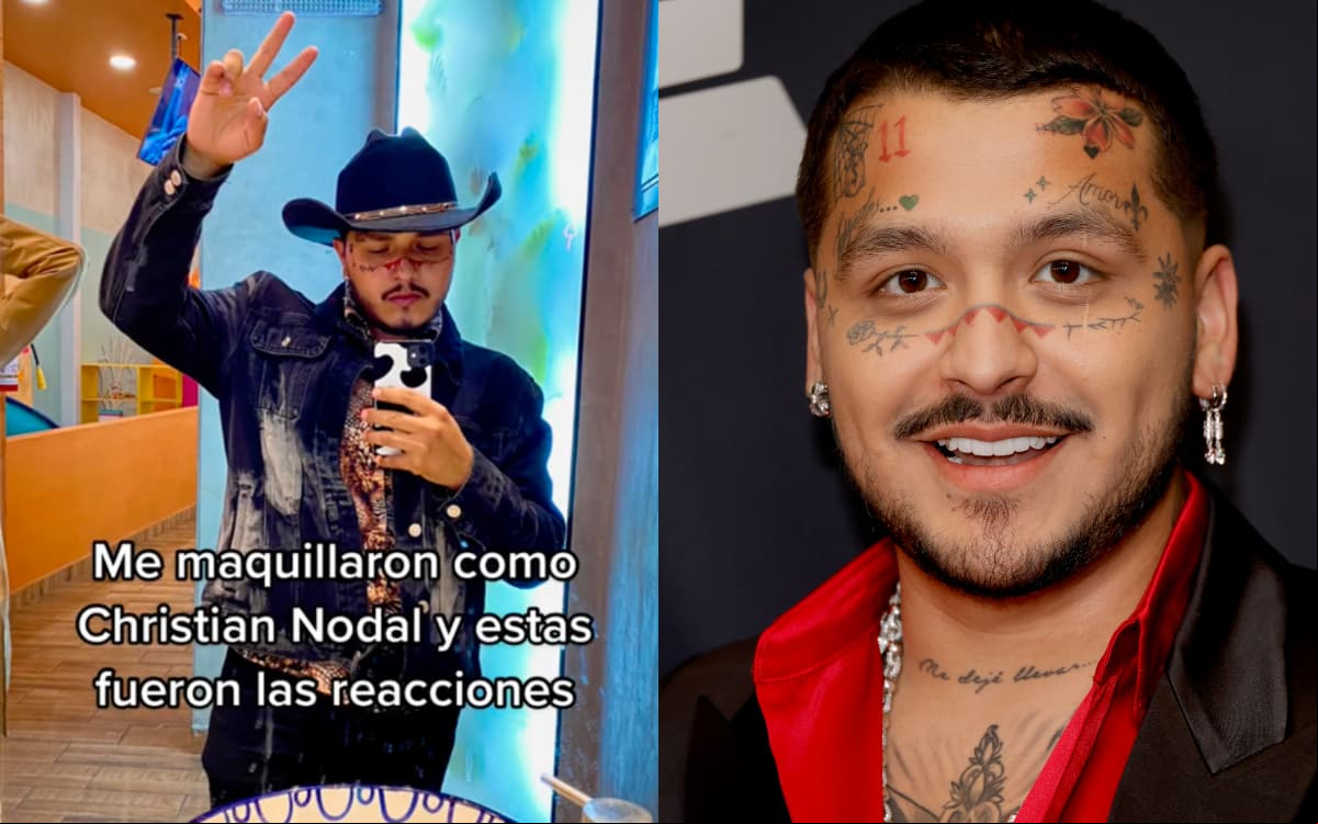 Chico se disfraza de Nodal y engaña a sus fans en las calles de Guadalajara