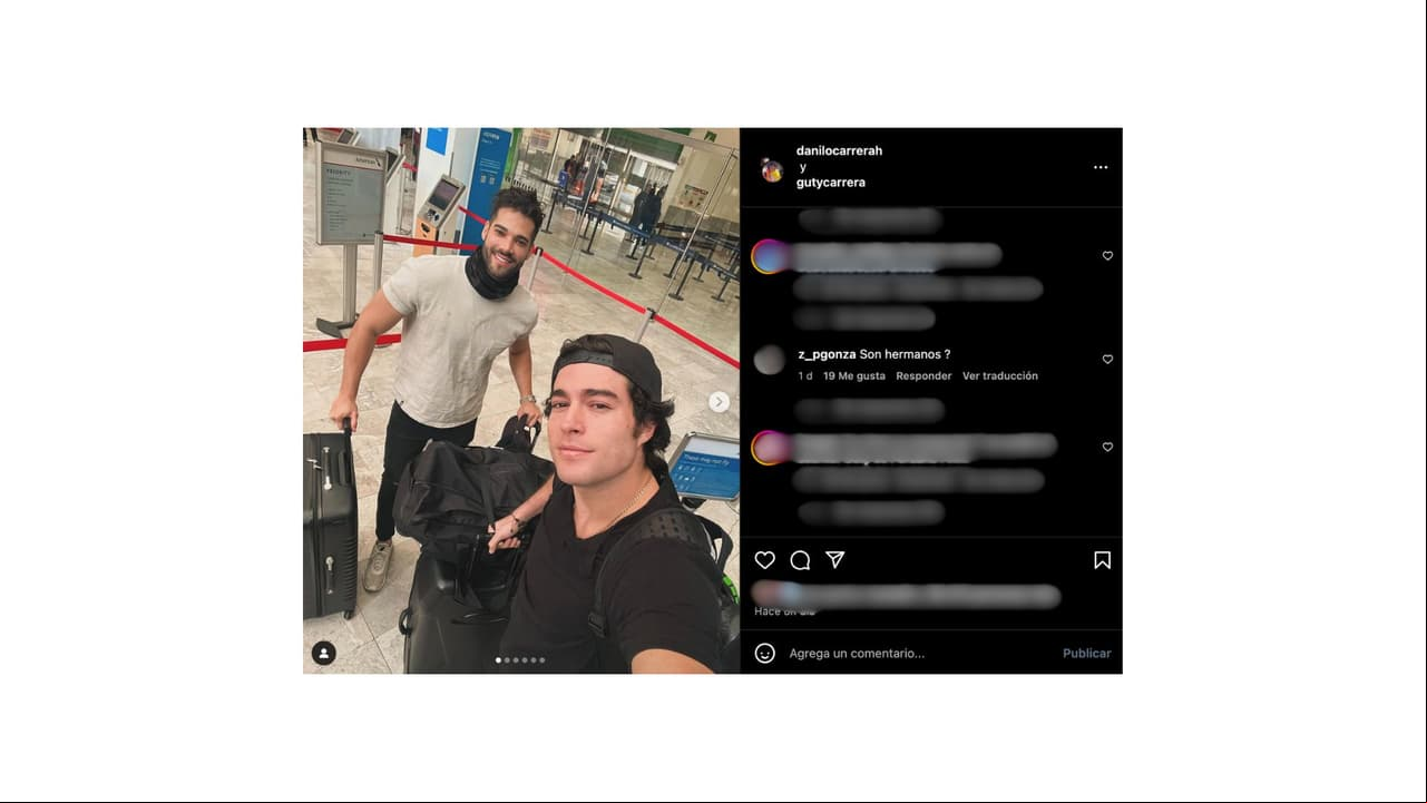 Guty Carrera es primo de Danilo Carrera: su parecido físico es impresionante.