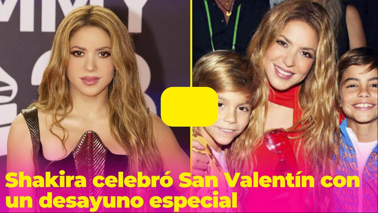 Shakira celebró San Valentín con una cita doble: pasó toda la noche preparando la sorpresa