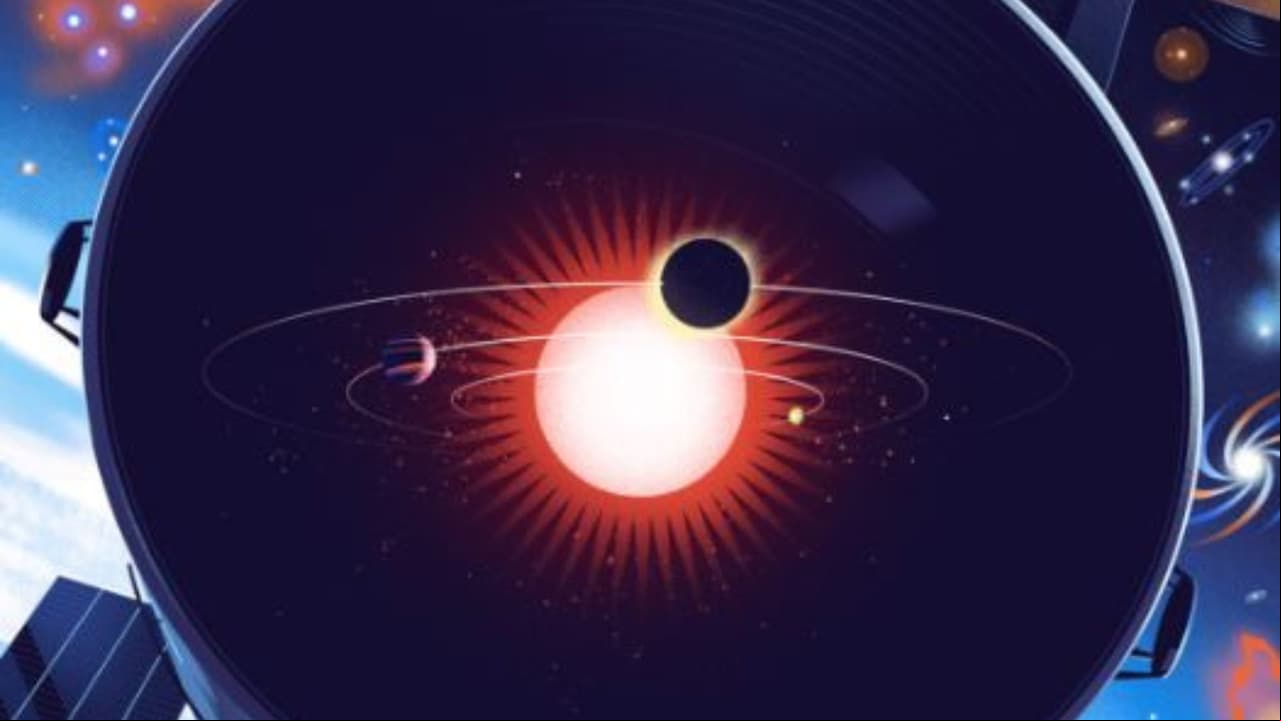 El telescopio espacial Hubble orbita la Tierra desde 1990.