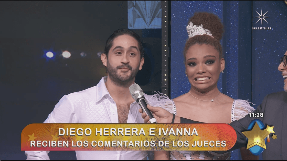 Ivanna y Diego Herrera en 'Las Estrellas bailan en Hoy'