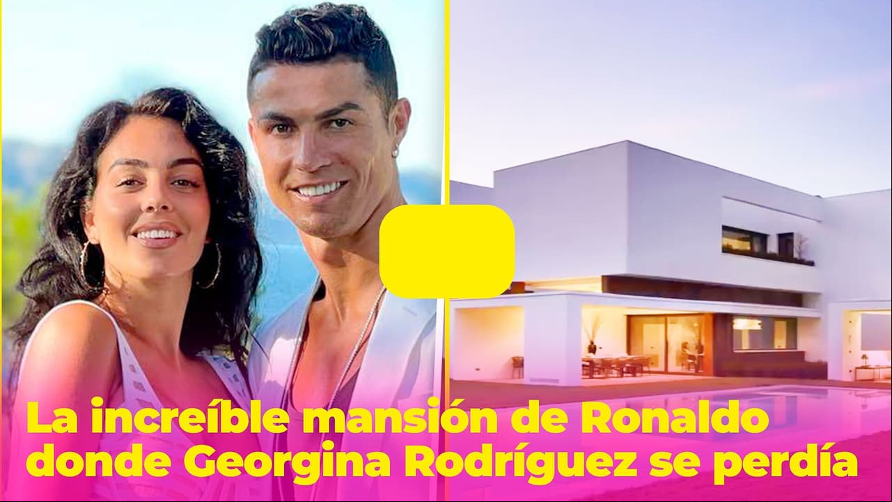 Conoce la increíble mansión de Cristiano Ronaldo donde Georgina Rodríguez se perdía