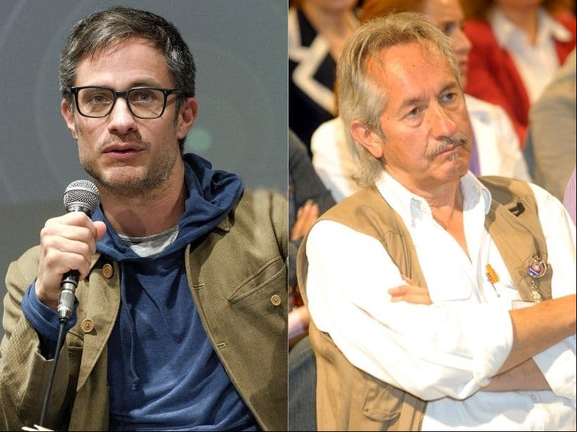 Gael García Bernal sí estuvo en el funeral de su papá, revela viuda de José Ángel García