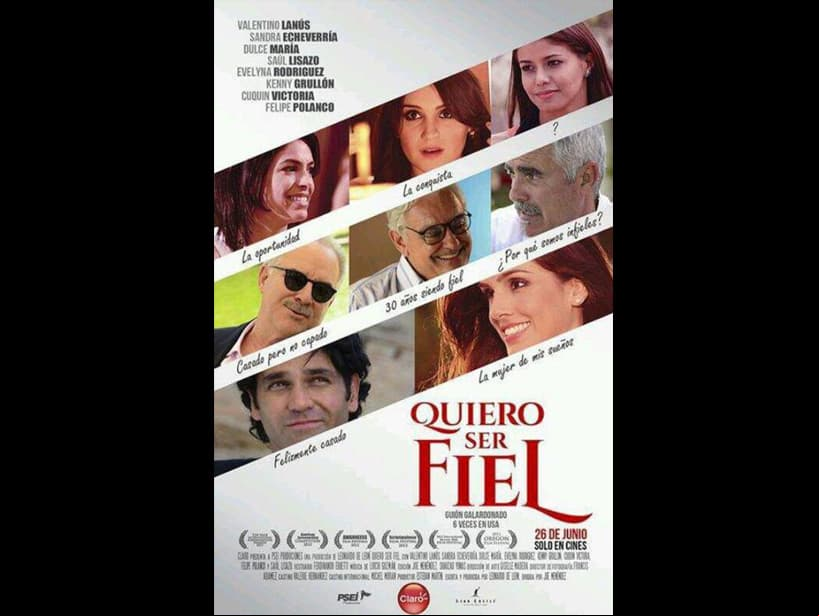 Un año después apareció con Valentino Lanús y Dulce María en la película ‘Quiero ser fiel’.